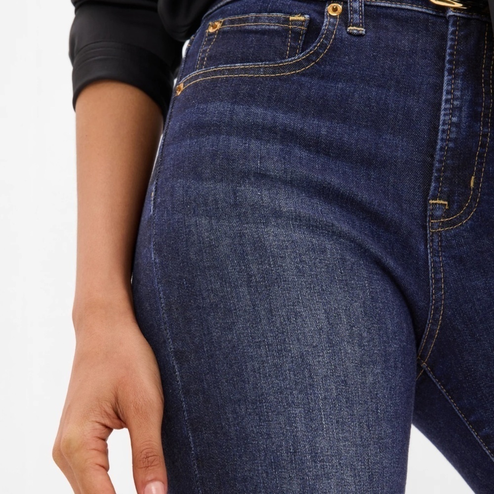 GAP True Skinny High Rise Jeans Size 27R Dark Wash NWOT - Picture 3 of 8